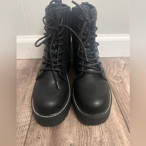 Madden Girl combat boots - size 8M